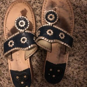 Navy & Gold Jack Rogers